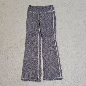 Athleta Girl Black and White Houndstooth Flare Pants